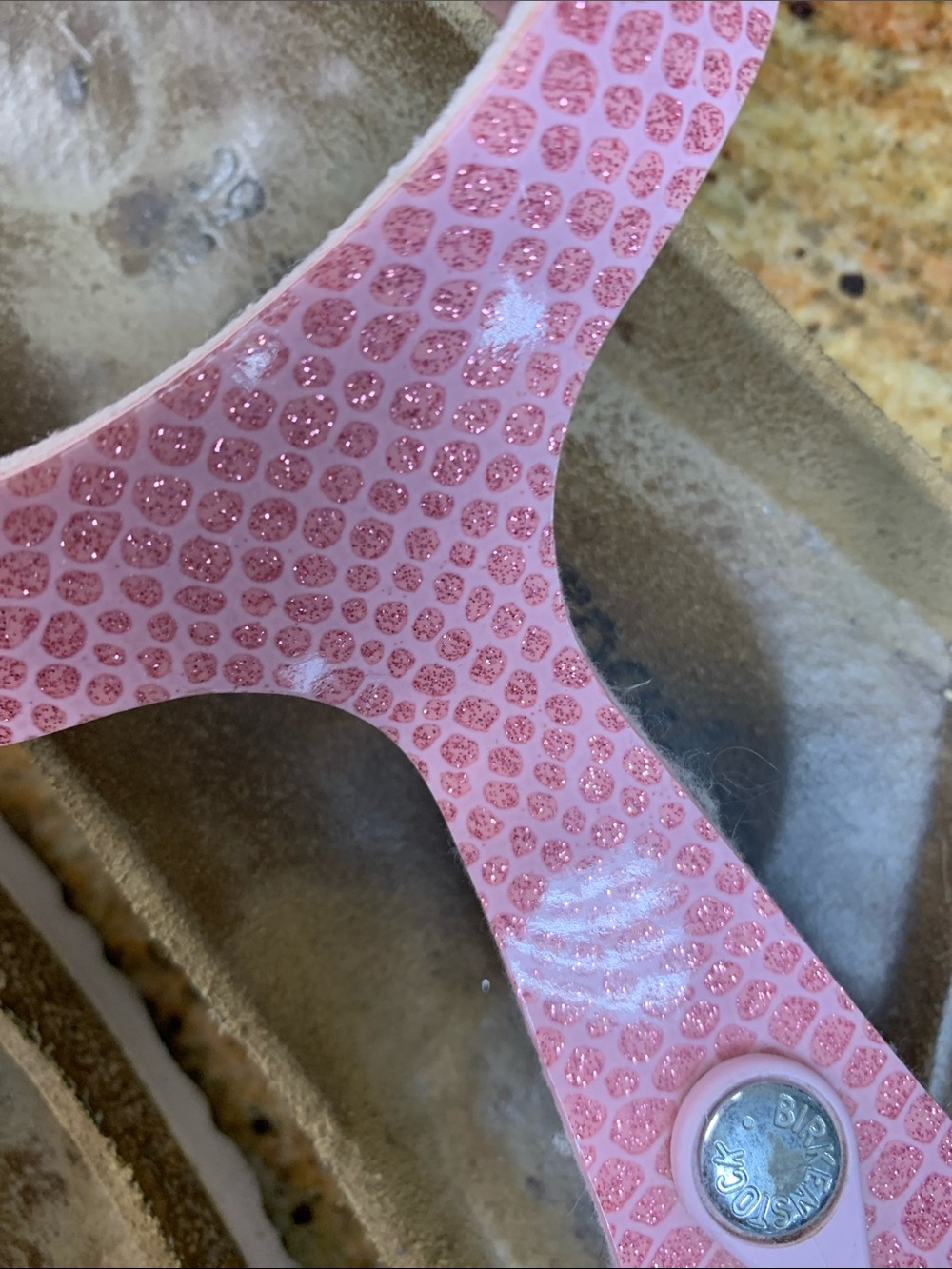 Birkenstock Pink T-Strap Thong Sandals - Picture 3 of 9